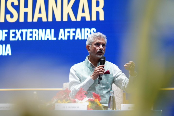 EAM S Jaishankar at an interaction at Flame University in Pune on Saturday