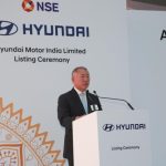 Hyundai shares were listed on NSE today