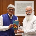 Bibek Debroy with PM Narendra Modi (File)