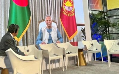 Chief Adviser of Bangladesh Professor Muhammad Yunus at the G20 Social Summit Image Credit X.com @ChiefAdviserGoB