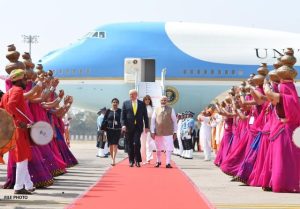 Donald Trump Received by PM Narendra Modi in Gujarat (File)