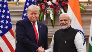 Donald Trump, former US President, with PM Narendra Modi (File)