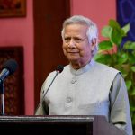 Chief Adviser Bangladesh Muhammad Yunus delivers a speech at Al-Azhar University, Cairo. Image credit @ChiefAdvisorGoB