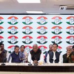 Congress press conference on Wednesday. Image credit INC