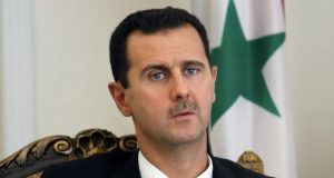 Syrian President Bassar al-Assad Image credit @Charles_Lister