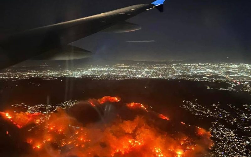 California Wildfire Image credit X.com @SprinterObserve