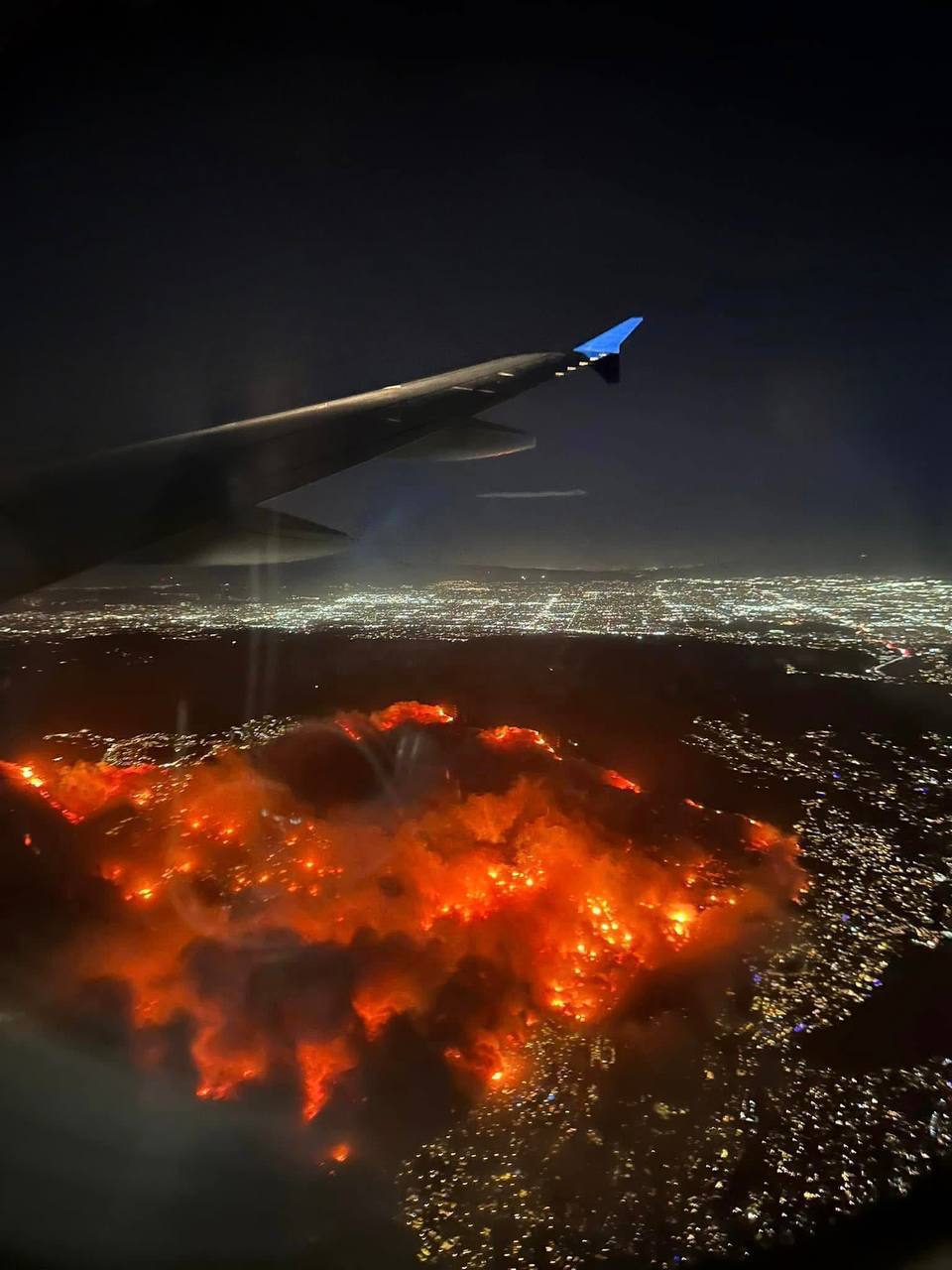 California Wildfire Image credit X.com @SprinterObserve