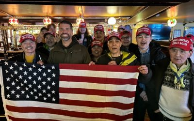 Donald Trump Jr with indigenous people of Greenland Image credit X.com @DonaldTrumpJr