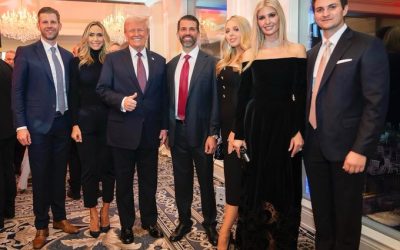 Donald Trump with Family members. Image credit X.com @DonaldTrumpJr