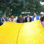 Former Delhi CM Arvind Kejriwal offers chadar at Chisti Dargah. Image credit X.com @aapdelhi