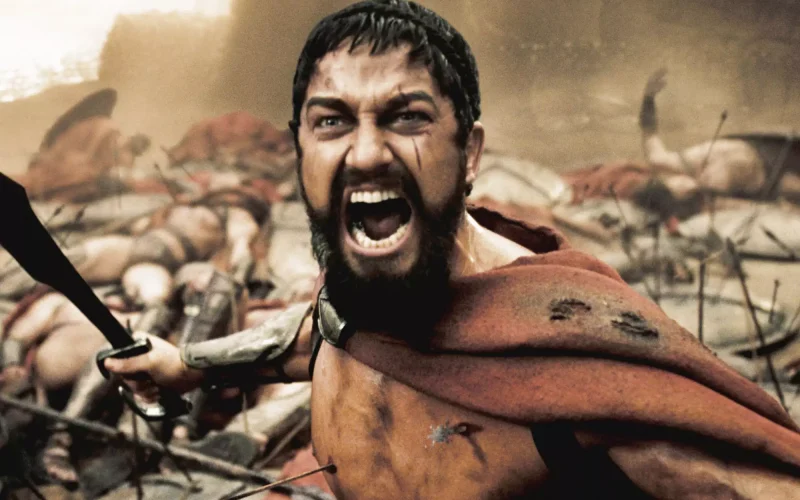 Gerard Butler in film 300 Image Warner Bros