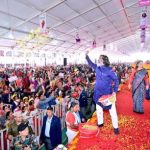 Jharkhand CM Hemant Soren at a public meeting in Ranchi Image credit X.com @HemantSorenJMM