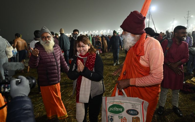 Mahakumbh 2025 began on Monday Image credit UP Govt