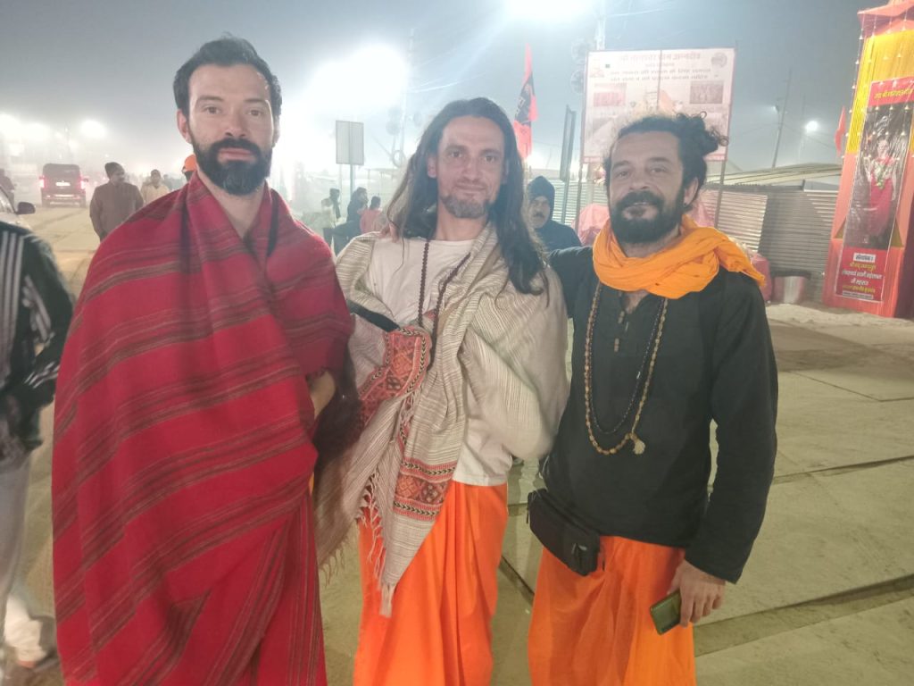 Talian Friends at Mahakumbh Image credit UP Govt