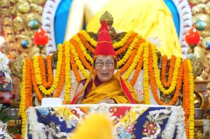 The 14th Dalai Lama attends a Prayer by the Tibetan Women's Association. Image credit @DalaiLama