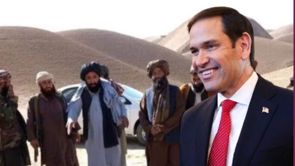 Taliban at US Secretary of State Marco Rubio Image credit X.com