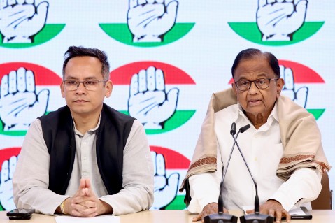 Congress leader P Chidambaram Image credit INC India