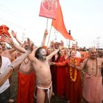 Naga Sadhus at Mahakumbh Image credit UP Info Dept