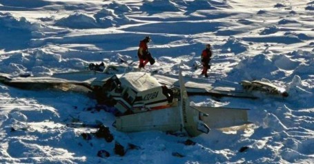 Wreckage of Alaska Plane crash Image credit X.com