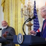 US President Donald Trump with PM Narendra Modi Image credit MEA