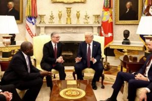 UK PM Keir Starmer with US President Donald Trump !