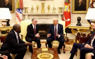 UK PM Keir Starmer with US President Donald Trump !