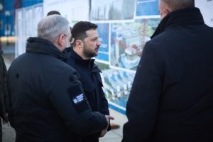 Ukraine President Volodymyr Zelenskyy at the Khmelnytskyi Nuclear Power Plant Image credit X.com