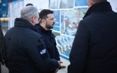 Ukraine President Volodymyr Zelenskyy at the Khmelnytskyi Nuclear Power Plant Image credit X.com