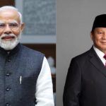 PM Narendra Modi and Indonesian President Probawo Subianto.