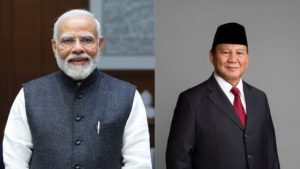 PM Narendra Modi and Indonesian President Probawo Subianto.