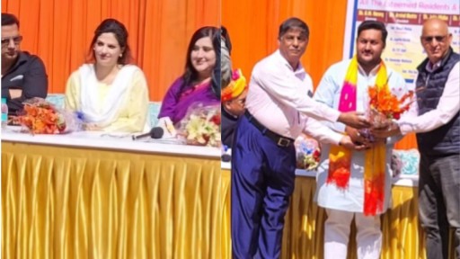 BJP leaders in New Rajinder Nagar!