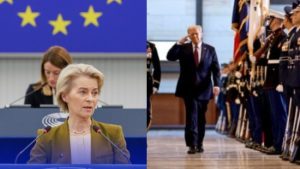 EU President Von der Leyen & US President Donald Trump Image credit X.com