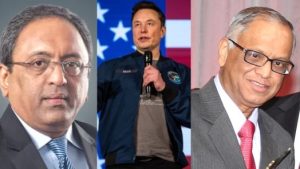 SN Subrahmanyan ,Elon Musk, Narayana Murthy. Image credit X.com and