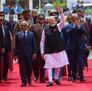 PM Narendra Modi attended the National Day celebrations of Mauritius.!