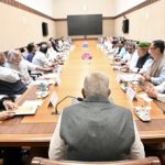 Rajya Sabha Chairman Jagdeep Dhankar held a meeting with floor leaders of political parties on Monday !