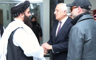 U.S. Special Envoy for Prisoner Affairs and former Ambassador to Afghanistan, Zalmay Khalilzad, during his Kabul visit met Amir Khan Muttaqi !