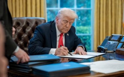 US President Donald Trump at the Oval Office on Sunday !