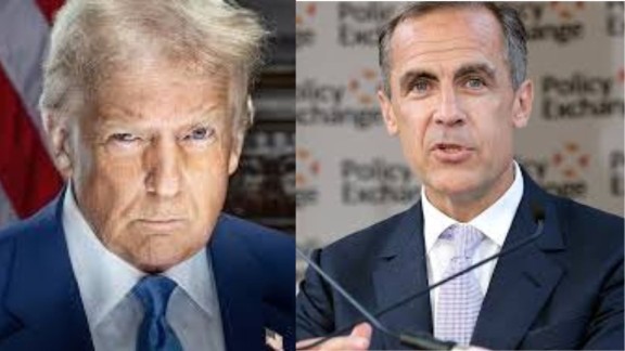 US President Donald Trump and Canada PM Mark Carney !