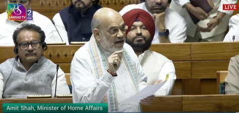 Union Minister for Home Affairs Amit Shah takes part in discussion in Lok Sabha on Waqf Board Amendment Bill on Wednesday !