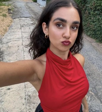 Film actress Geraldine Viswanathan !