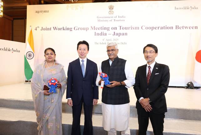 India and Japan hold 4th JWG on Tourism in New Delhi !