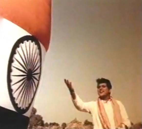 Film star Manoj Kumar !