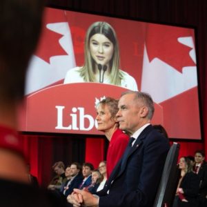 Prime Minister of Canada Mark Carney of Liberals during an election campaign !