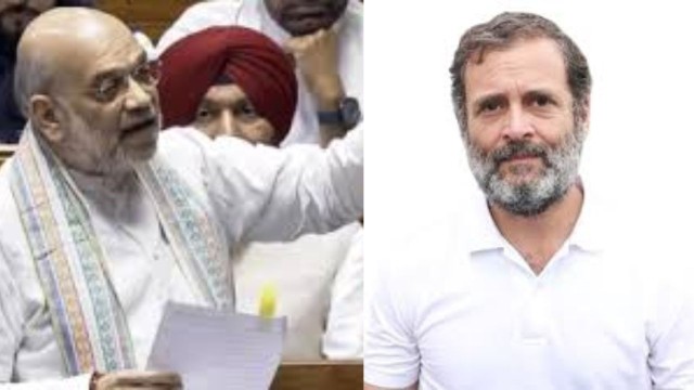 Union Minister for Home Affairs Amit Shah and LoP in Lok Sabha Rahul Gandhi !