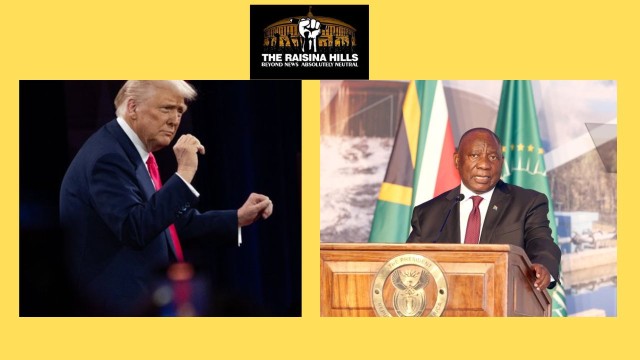 US and South Africa Presidents Donald Trump and Cyril Ramaphosa !