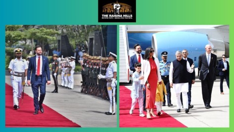 US Vice President JD Vance arrives in New Delhi !