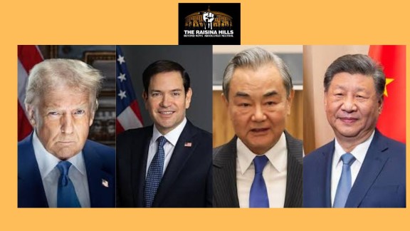 Donald Trump (US President), Marco Rubio (US Secretary of State), Wang Yi (China FM), Xi Jinping (China President) !