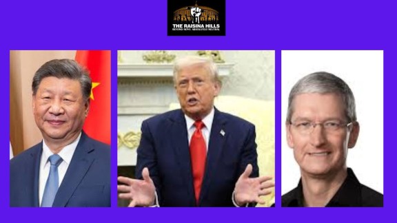 Chinese and US Presidents Xi Jinping and Donald Trump, Apple CEO Tim Cook !