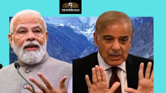 PM of India and Pakistan Narendra Modi and Shehbaz Sharif respectively & Indus River in Background !
