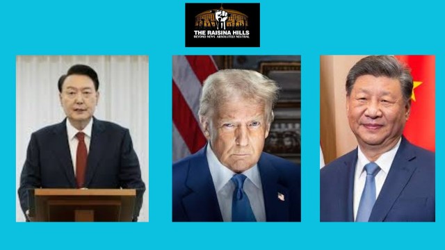 Presidents of South Korea, US, and China Han Duck-Soo, Donald Trump, and Xi Jinping !